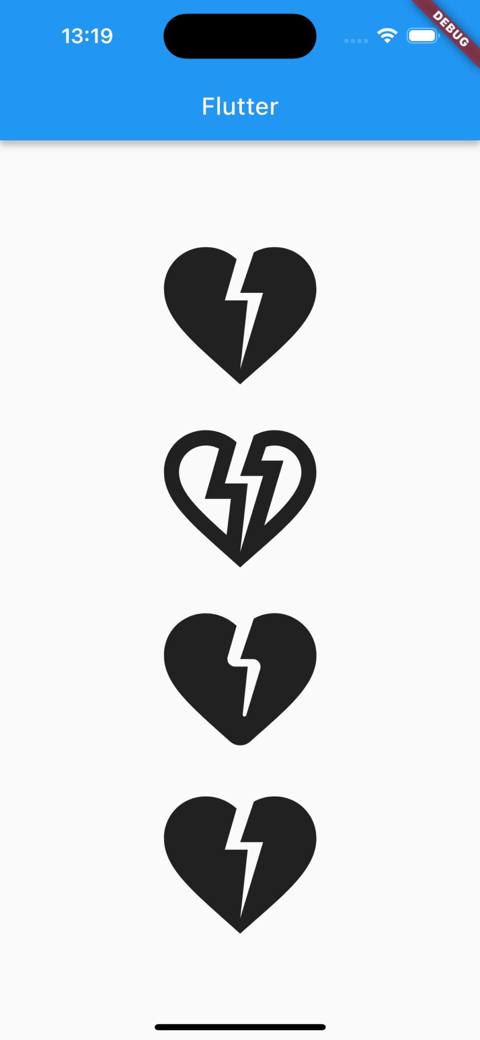 【Flutter】Icon 一覧｜アイコン(IconData)の探し方